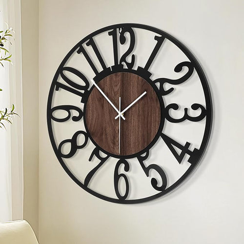 1st owned Large Wall Clock for Living Room Decor- 24" Decorative Antique Silent - Image 2