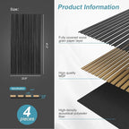 Wood Slat Acoustic Wall Panels-3D Fluted Sound Absorbing Panel - Image 4