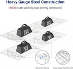 FLEXIMOUNTS 2-Pack 2x6ft Garage Shelving 24-inch-by-72-inch Heavy Duty Wall - Image 4