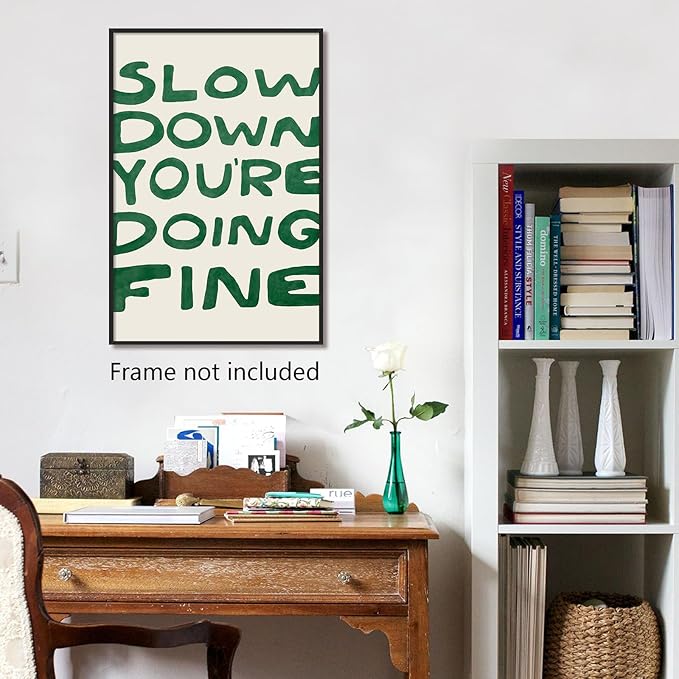 Yaasilinage Daily Reminder Positive Canvas Wall Art, Positive Affirmations Wall - Image 8