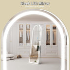 Koonmi LED Full Length Mirror, Lighted Floor Mirrors - Image 5