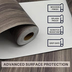 Wood Grain Peel and Stick Floor Tiles – 11.8” Width, Full Roll Length of 394" – - Image 6