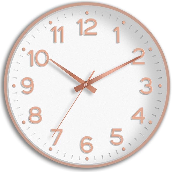 Roymnie Wall Clock 10 Inch Silent Wall Clocks Battery Operated-Modern Non by Unknown