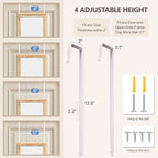 50"x16" Door Mirror, Rustic Full Length Mirror, Over The Door Hanging Mirrors - Image 5
