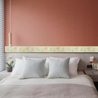 AbaBoorty 394"X4.1" Green Floral Wallpaper Border Decor Peel and Stick Wall - Image 5