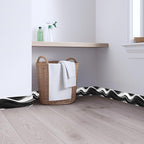 Black and White Wave Wallpaper Border 196x4 Inch Peel and Stick Wall Border - Image 4
