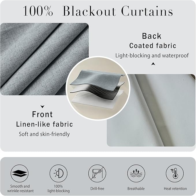 Adhesive 100% Blackout Curtain - Image 4