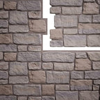 EverStone Cobblestone Faux Stone Panel, Harbor Mist Color - Image 9