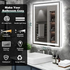 28x36Inch LED Bathroom Mirror - Image 2