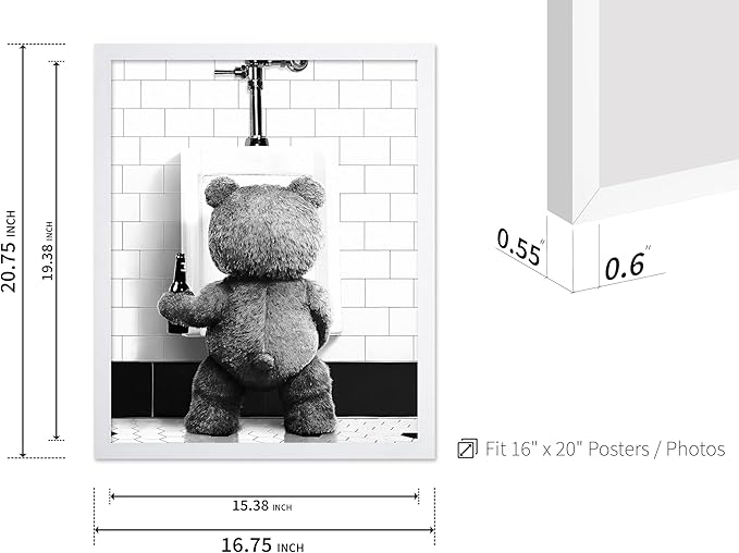 Poster Master Funny Teddy Bear Print - Image 3