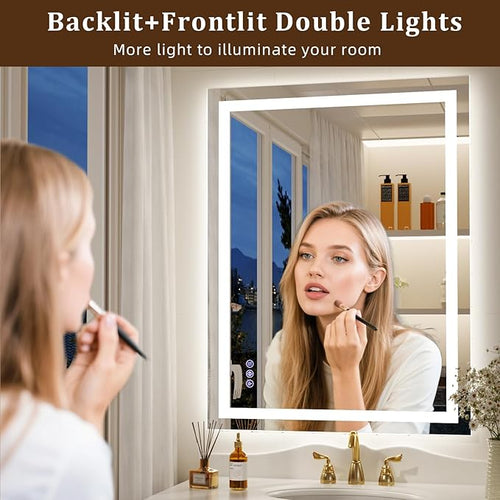 36"x24" Smart LED Bathroom Mirror - Image 2