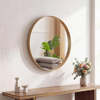 DUMOS 20-Inch Round Wall Mirror, Bathroom Wall Circle Mirror by DumosLifestyle