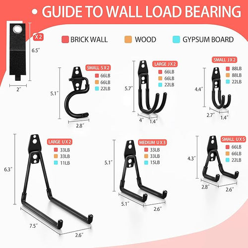 18 Pack Garage Hooks Heavy Duty - Image 2