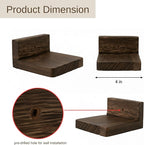 LaLaGreen Wood Planter Box for Indoor Plants Wooden Wall Hanging Planters for - Image 7