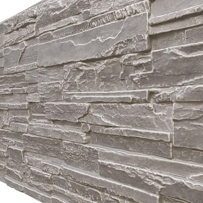 EverStone Cascade Faux Stone Panel, 48 5/8"W x 24 3/4"H x 1 1/4"D - Image 7