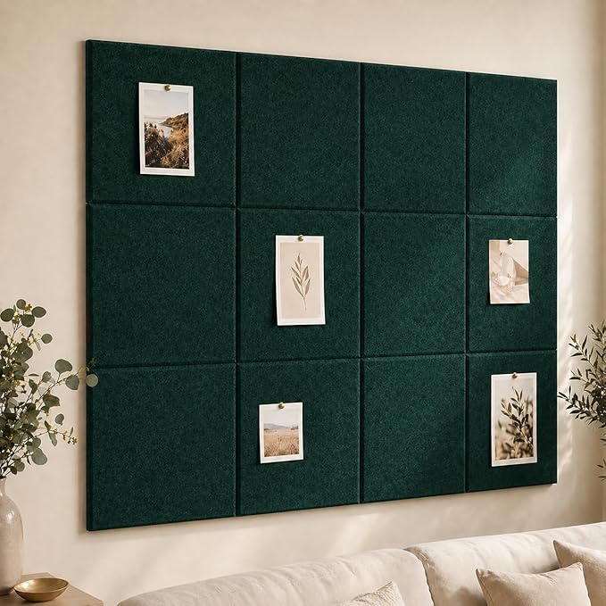 Large Cork Boards for Walls – 36" x 24" Self Adhesive Felt Wall Tiles - Image 7