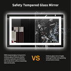 LOAAO 40X24 LED Bathroom Mirror - Image 8
