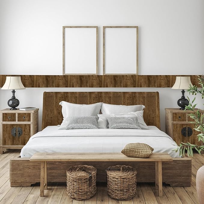 Abyssaly Wood Grain Contact Paper, Thicken Self Adhesive Removable Wallpaper - Image 5