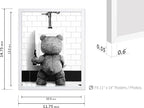 Poster Master Funny Teddy Bear Print - Image 3