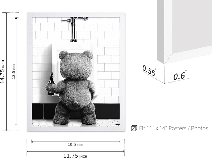 Poster Master Funny Teddy Bear Print - Image 3
