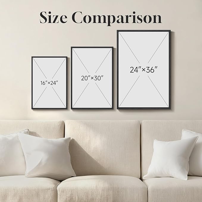 Framed Modern Abstract Wall Art - Image 7