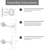 ChangM Modern Wall Sconce 12W, Acrylic Material Hardwired Wall Mounted Wall - Image 6