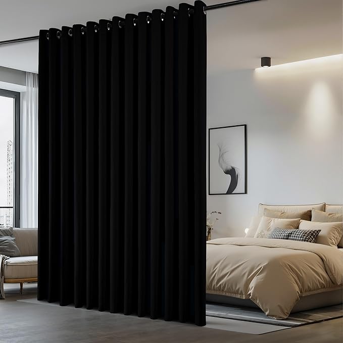 NICETOWN Lower Noise Room Divider Curtain Screen Partitions by NICETOWN