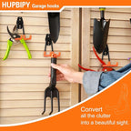 HUPBIPY Heavy Duty Garage Hooks 12 Pack, 2.8 inch Small U Shaped Hanger - Image 4