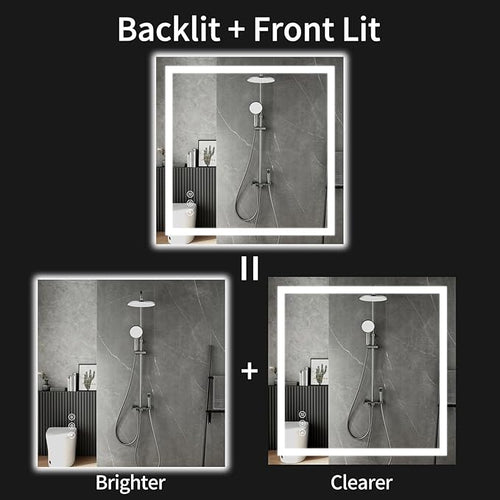30"x30" LED Bathroom Mirror - Image 2