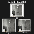 LED Bathroom Mirrors 32"x32" Bathroom Mirror - Image 2