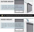 AOSKY Cordless Roller Shades Blackout Blinds - Image 7