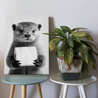 DIHSIEG Inspirational Canvas Wall Art funny bathroom wall art Print Poster - Image 7