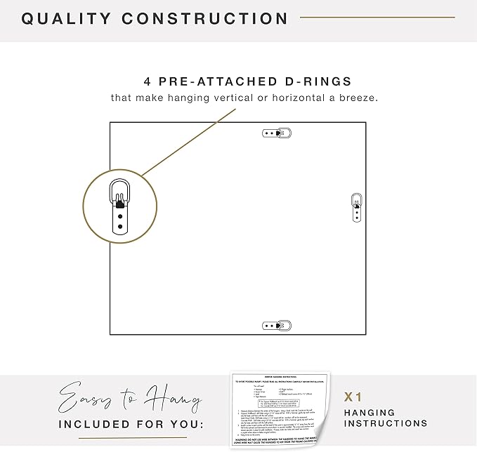 MCS 15 x21 Inch Wall Mirror, 21x27 Inch Overall Size - Image 4