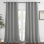 NICETOWN Blackout Bedroom Curtain 120 inches Long by NICETOWN