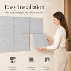 Large Cork Boards for Walls – 48" x 36" Self Adhesive Felt Wall Tiles - Image 4
