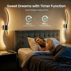Battery Operated Wall Sconces Set of Two, 10000mAh Rechargeable Modern Wall - Image 6
