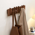 QUELLANCE Wood Coat Rack Wall Mount, Coat Hooks Hanger Wall Mounted, Heavy Duty - Image 7