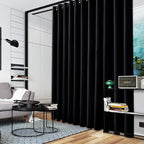 RYB HOME Blackout Room Divider Curtains Thermal Insulated Energy Efficiency - Image 3