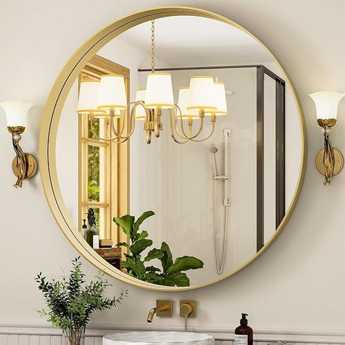 24 Inch Round Bathroom Mirror - Image 2
