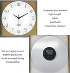XNM Large White Glass Clocks Battery Operated 20 Inch Modern Minimalist Wall - Image 8