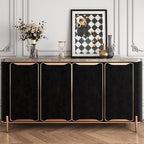 YENHOME 30"X393" Black Peel and Stick Wallpaper Vintage Velvet Wallpaper - Image 3