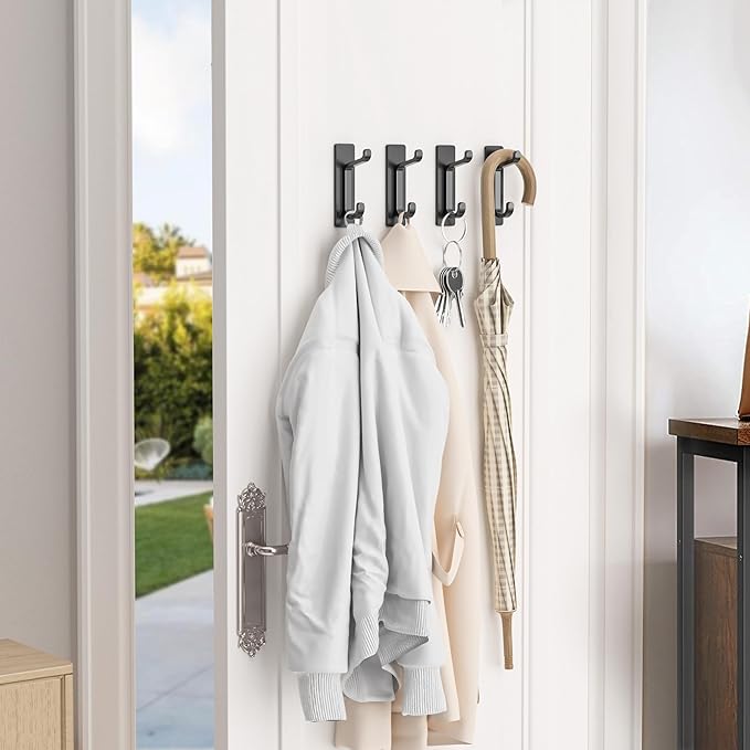 Self Adhesive Wall Hooks for Hanging: Extra Strong 13 LB, Hook for Coat - Image 7
