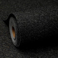 Black and Gold Peel and Stick Wallpaper Slight Velvety Feeling Woven Fabric by Unknown