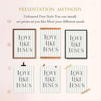 LARTSFRO Coquette Black Bow Jesus Wall Art Decor Posters, Inspirational Bible - Image 4