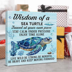 Sea Turtle Wall Art Decor Inspirational Wall Decor Posters Beach Themed - Image 7