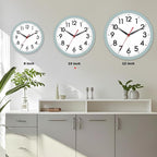 AKCISOT Wall Clock, Modern Small Wall Clocks Battery Operated 10 Inch, Silent - Image 4