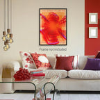 Medpol Retro Hippie Trippy Posters Vintage Red 70s 80s Wall Art Trendy Face Eye - Image 7
