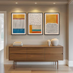 Framed Colorful Abstract Wall Art - Image 8