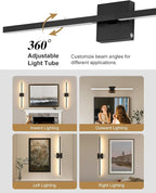 8000mAh Battery Operated Wall Sconce - Image 4