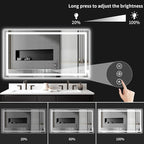 LED Bathroom Mirrors 32"x72" Bathroom Mirror - Image 4